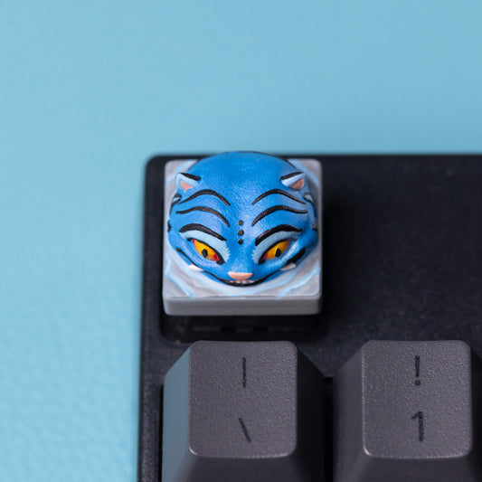 DERPY TIGER ✦ ARTISAN KEYCAP