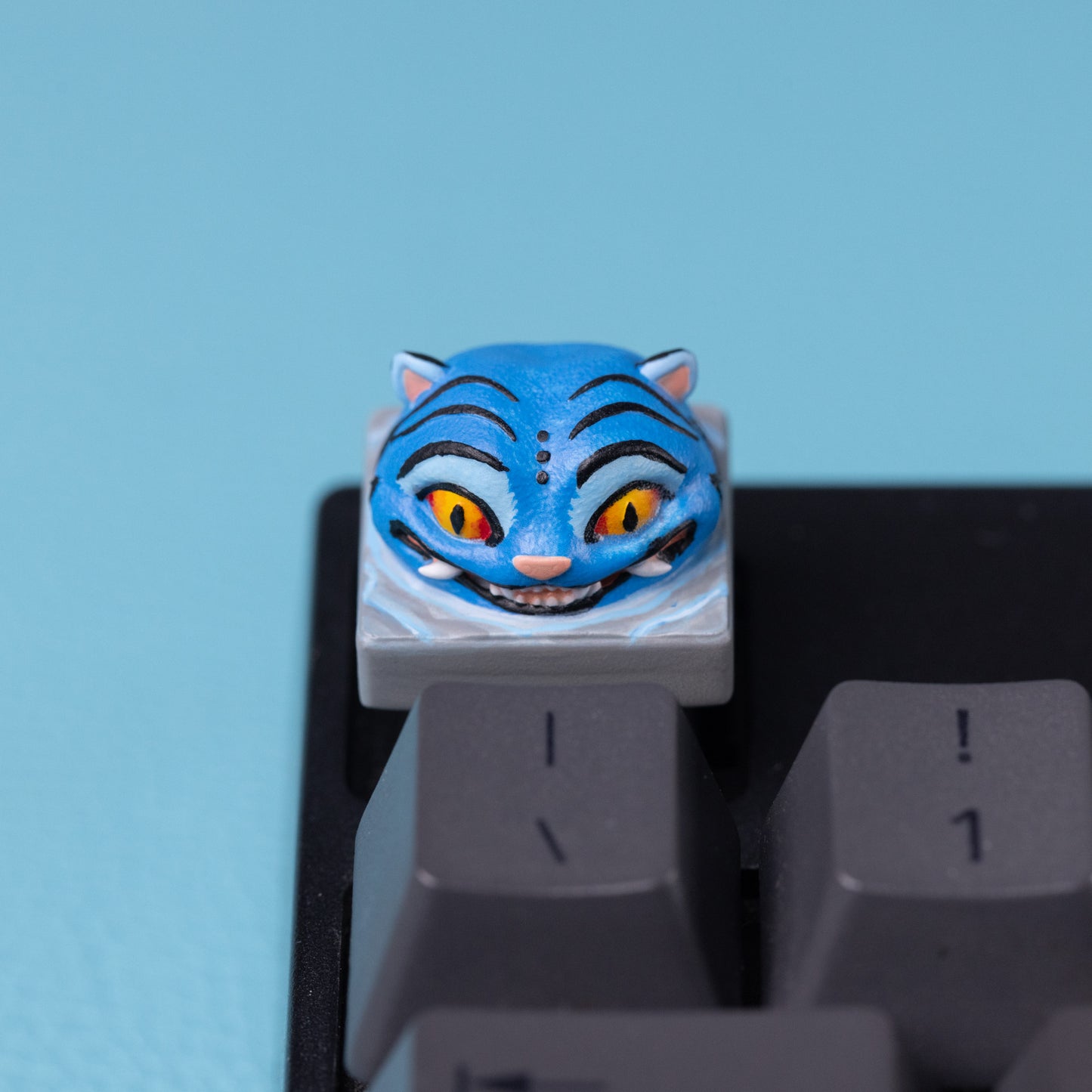 DERPY TIGER ✦ ARTISAN KEYCAP