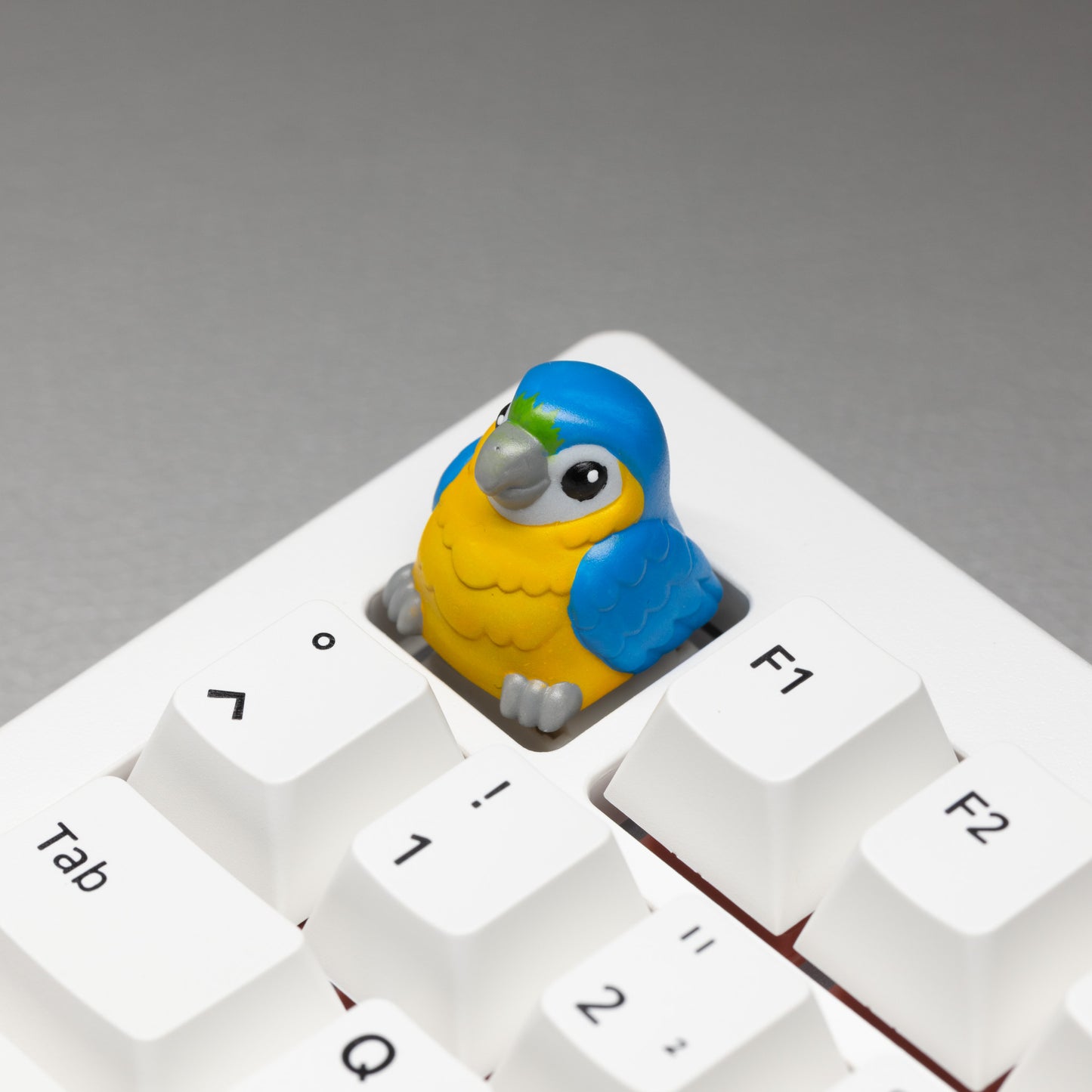 BLUE & YELLOW PARROT ✦ ARTISAN KEYCAP