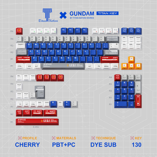 GUNDAM ✦ KEYCAP SET