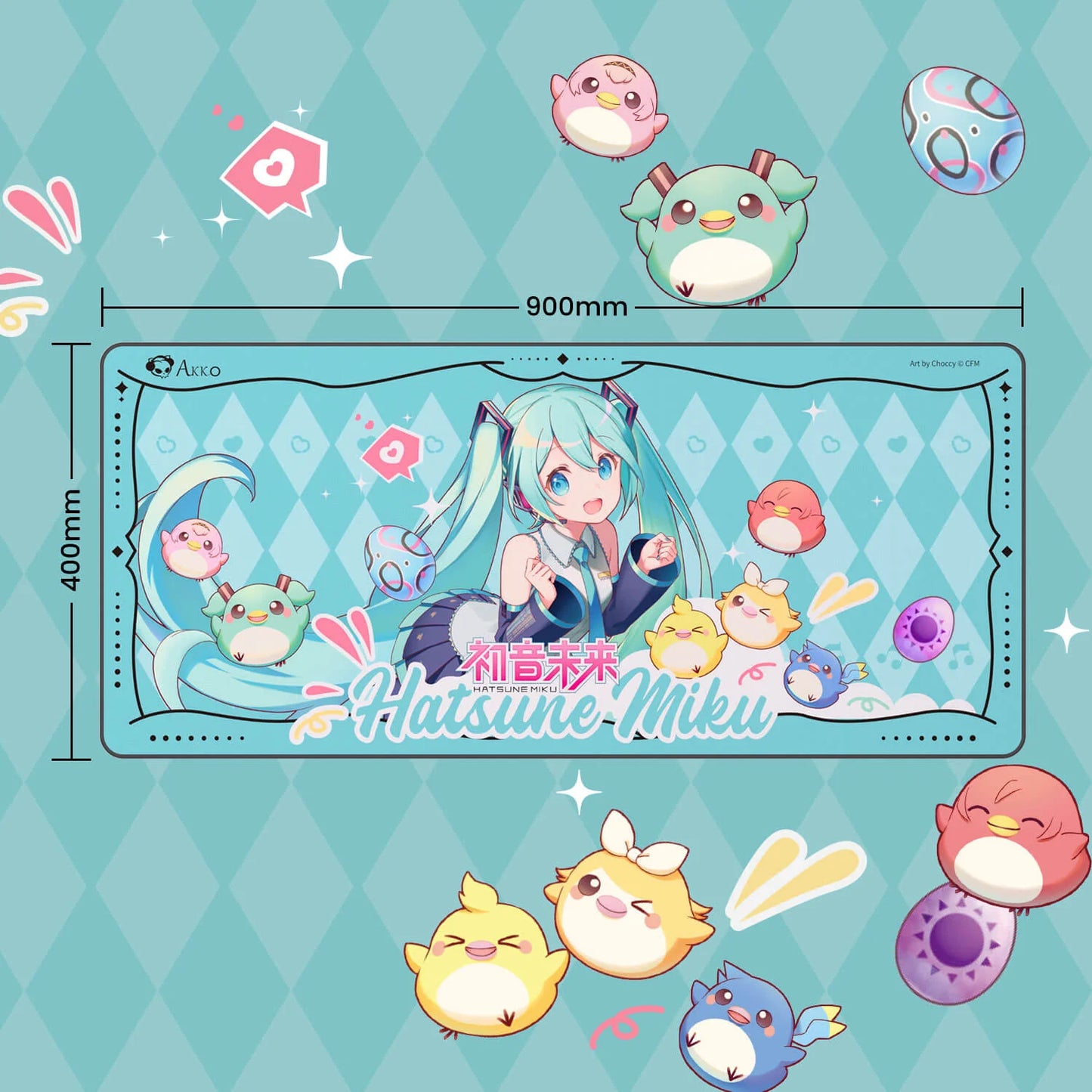HATSUNE MIKU ✦ ARTISAN DESKMAT