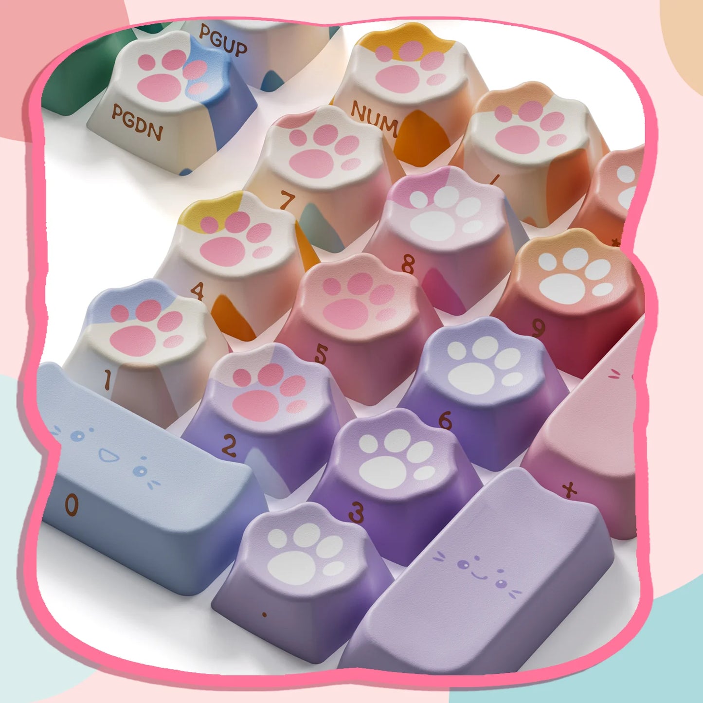KITTY PAWS ✦ KEYCAP SET