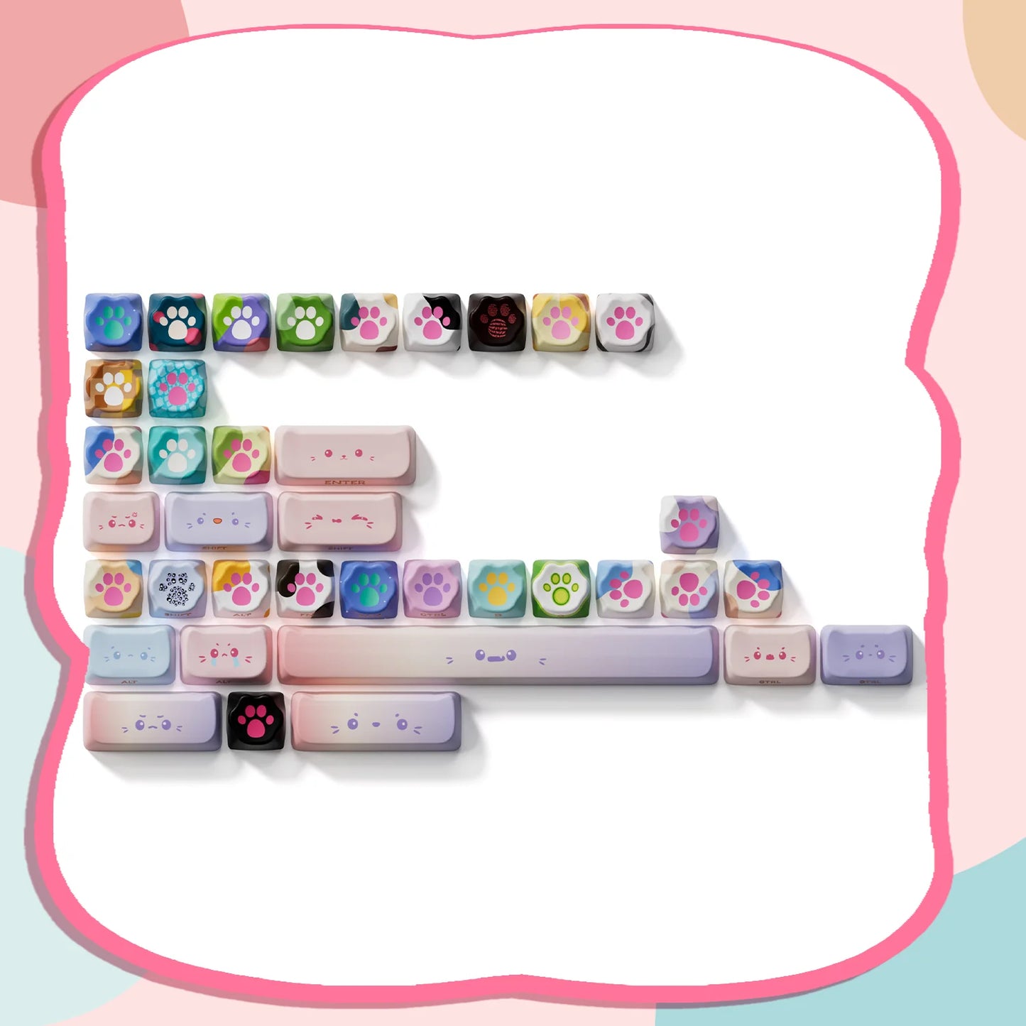 KITTY PAWS ✦ KEYCAP SET