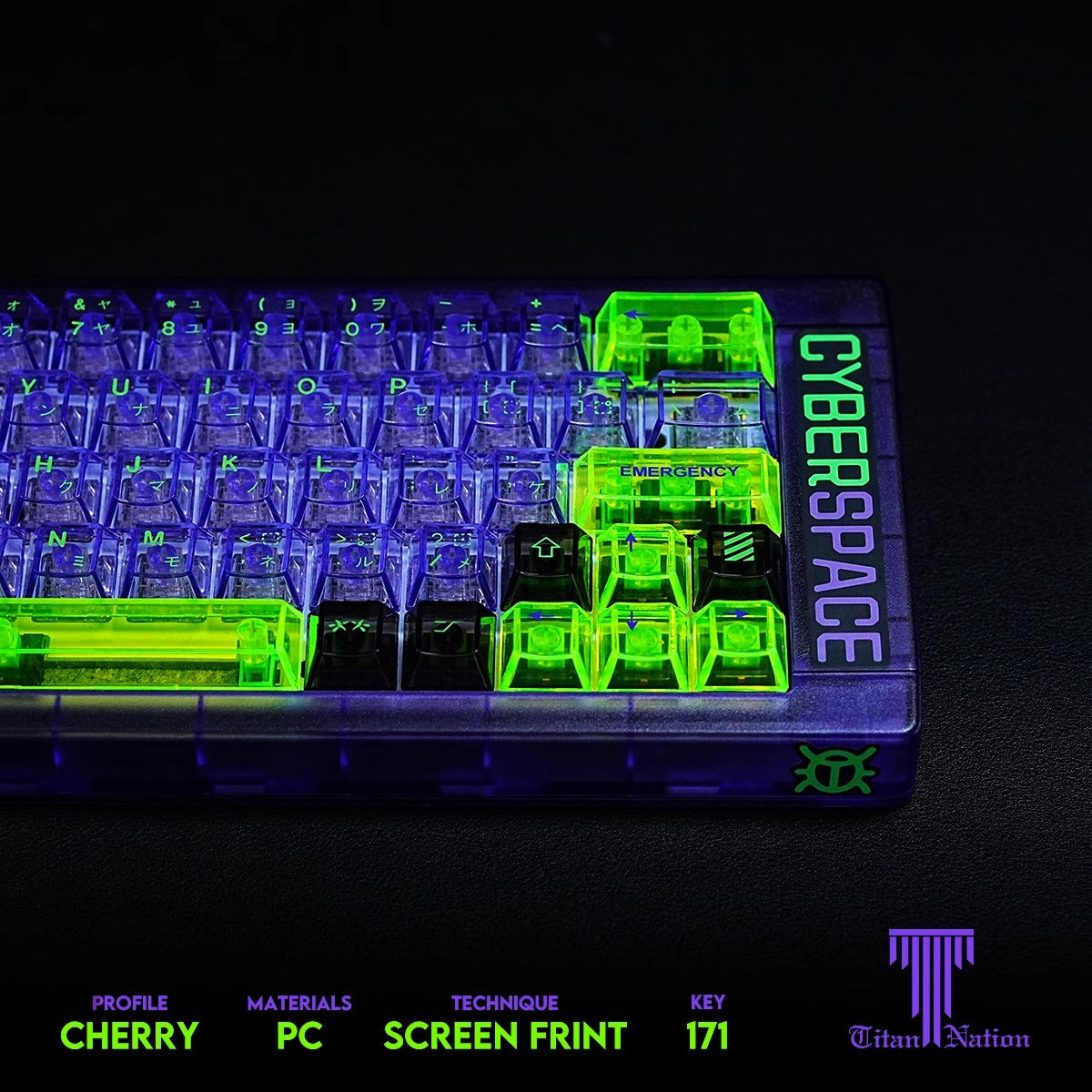 EVA-01 CLEAR ✦ KEYCAP SET