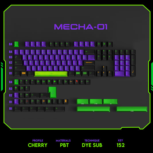 EVA-01 ✦ KEYCAP SET