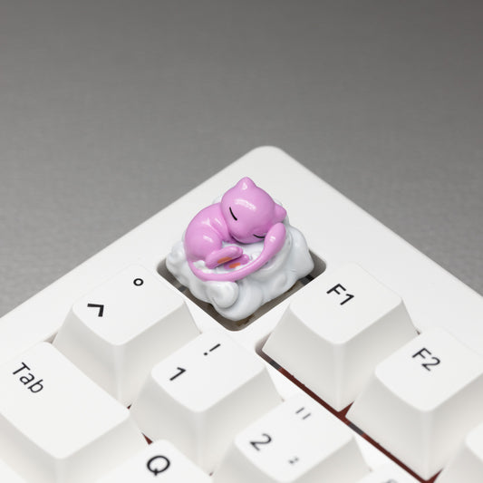 SLEEPING MEW ✦ ARTISAN KEYCAP